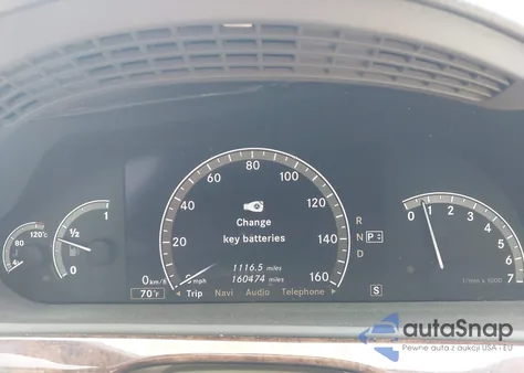 2007 Mercedes-Benz S 550 4Matic z USA, uszkodzony, nr VIN WDDNG86X17A109257